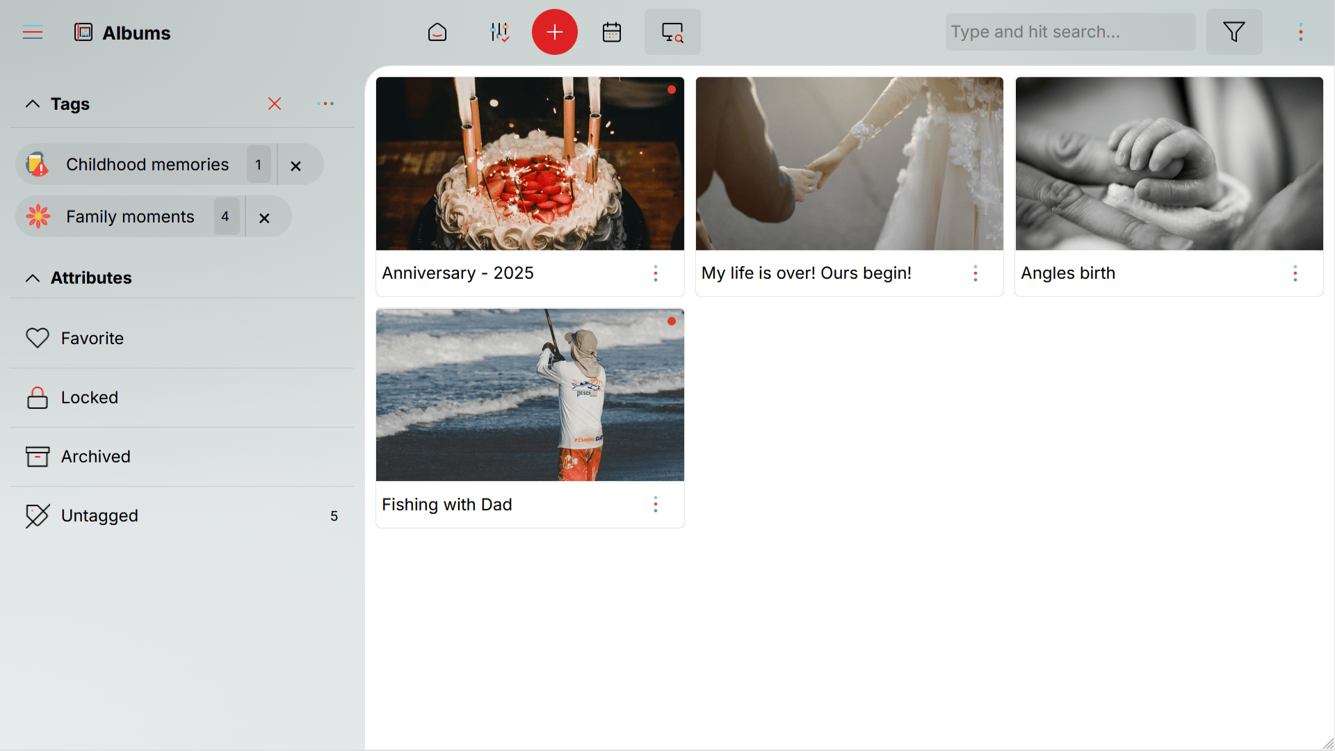Oddapy Albums — organize with tags