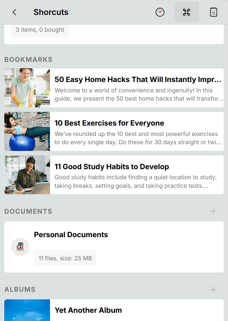 Oddapy Launch Pad — pinned bookmarks